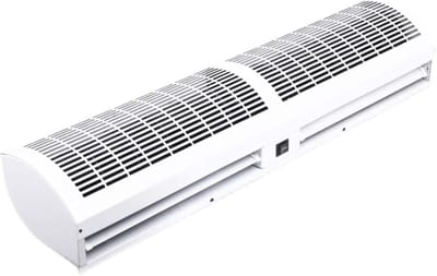 Luchtgordijn - Ventilator - Binnenklimaat Scheiden - Energiebesparend - 90 cm - Wit