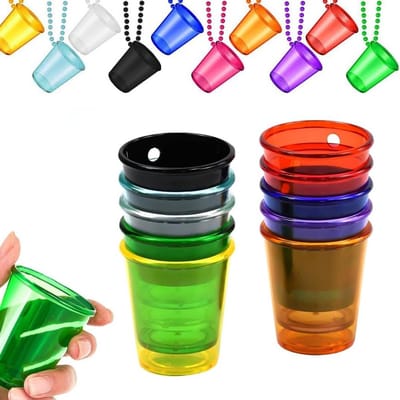 Parelbekers 10 stuks - Parelkettingen en hangketting - Decoratief en veelzijdig - Voor feestelijke gelegenheden - ShopVlot