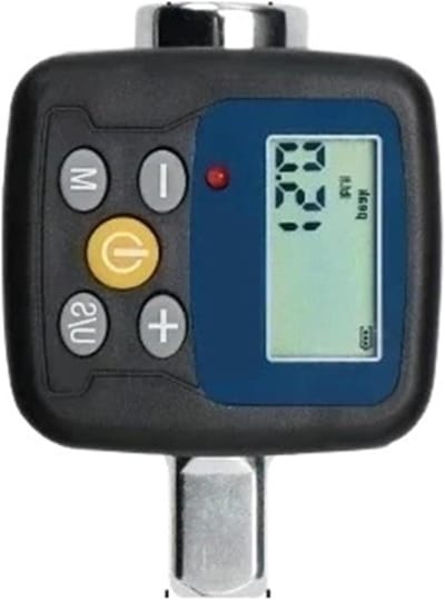 Digitale momentsleuteladapter - Elektronisch gereedschap - Precies vastzetten - Meerdere eenheden - 200 Nm - Zwart