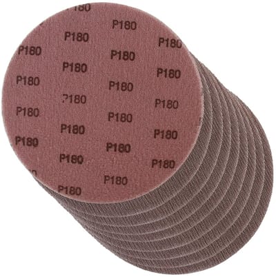 Dailygoods- Schuurschijven 225 mm - Set van 10 - Korrel 180 - Klittenband - Mesh-ontwerp - Compatibel met schuurmachines - Schuurpapier