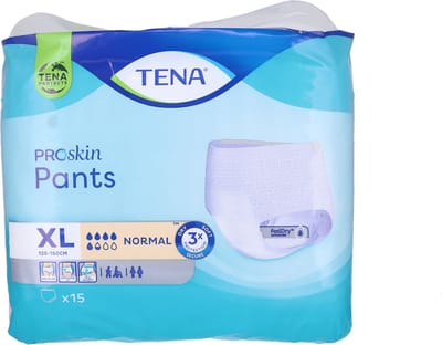 Voordeelverpakking van 2 x TENA PROSKIN PANTS NORMAL - XL (791761) 15 st