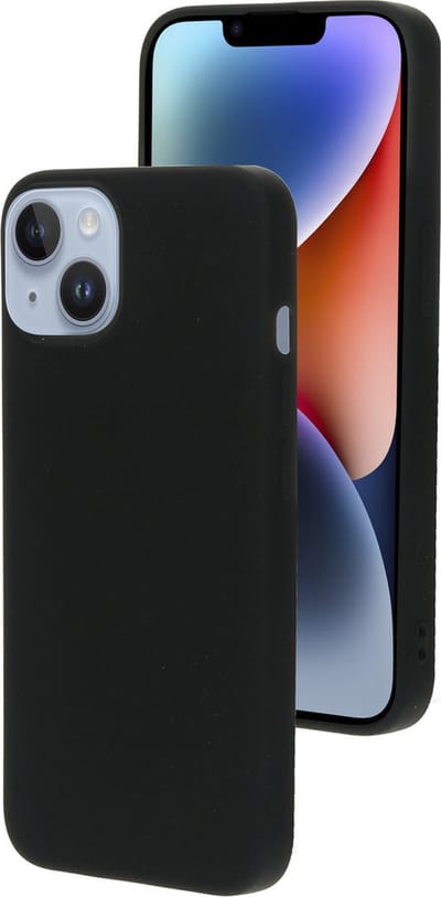 Mobiparts hoesje geschikt voor de Apple iPhone 14/13 - Siliconen - Zwart