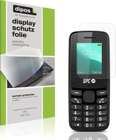 dipos – 4x Matte Beschermfolie geschikt voor SPC Talk 2 Go | Krasbestendige & antireflecterende Screenprotector Ultra-Thin