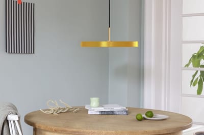 UMAGE - Asteria Hanglamp - messing - saffraan - geel