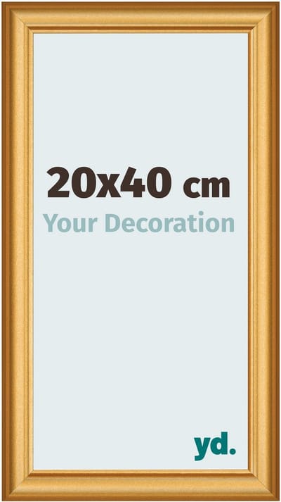 Your Decoration - Fotolijst 20x40 cm - MDF - Goud Mat - Lazio