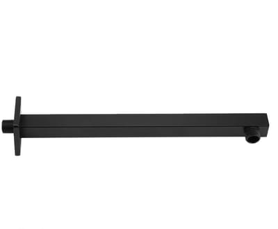 Azomor® Moderne zwarte wanddouche-arm van roestvrij staal voor regendouches