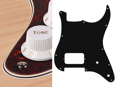 Boston ST-444-TI pickguard, Stallion, H, 2 pot holes, 4 ply, tortoise intense