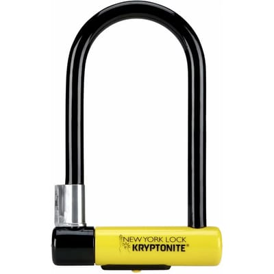 Kryptonite New York Lock STD Beugelslot – ART-4 Slot – Beugelslot Scooter en Motor – 26 cm lang – Geel