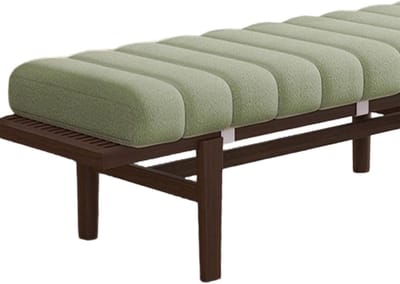 Bankkussen - Zitkussen Stoelkussen - Buiten Zitten - Dubbele Antislip - 50x155CM - Groente