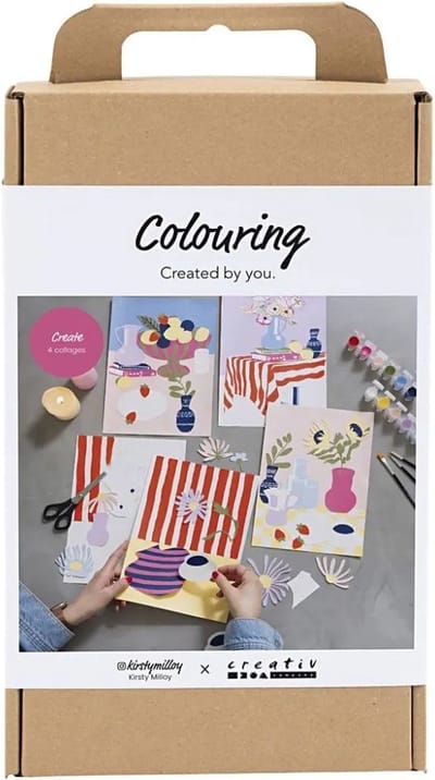 CC Hobbyset Kleuren Collage met acrylverf