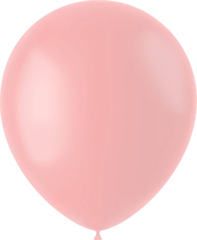 Folat - ballonnen Powder Pink Mat 33 cm - 50 stuks