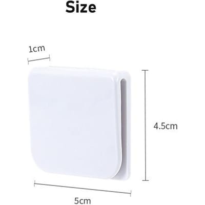 2 stuks Douchegordijn Anti-spat Clips Vaste Klemmen Badbeschermer Huis Badkamer Huis Tuin Bad Douchegordijn Haken 2PC