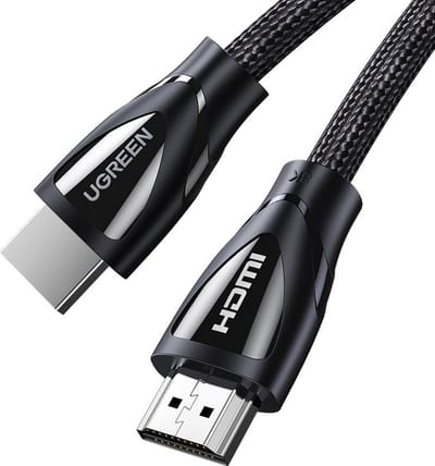 Ugreen HDMI kabel 1 meter - Ondersteund 8K Ultra HD - HDMI 2.1 - 48Gbps - 8k@60fps - Dynamisch HDR & eARC - Gevlochten kabel