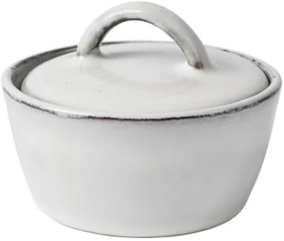 Broste Copenhagen Nordic Sand servies kom met deksel Ø8 x H6 cmBowl with lid