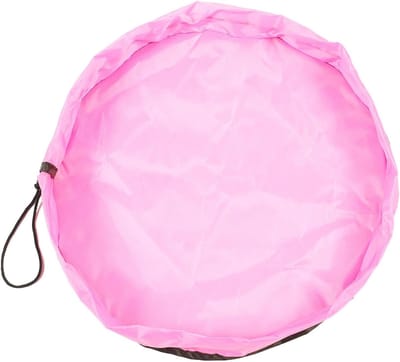 Speelgoedzak met trekkoord - Opbergzakken Knutselzakken - Speelgoed organiseren - Waterdicht Oxford doek - 150 cm diameter - Roze