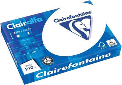 Clairefontaine Clairalfa presentatiepapier A3, 210 g, pak van 250 vel 1 pak
