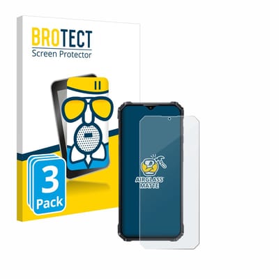 BROTECT - Screenprotector voor Oukitel WP36 - Folie Beschermfolie Beschermglas matte 3 Stuks