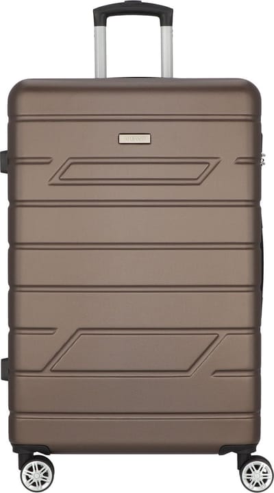 NOWI Bergamo 4 wielen Trolley 75 cm - Harde bagage - Combinatieslot - bronze