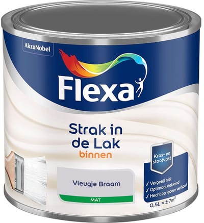 Flexa - Strak In De Lak Binnenlak Mat - Vleugje Braam - Mengverf - 500 Ml