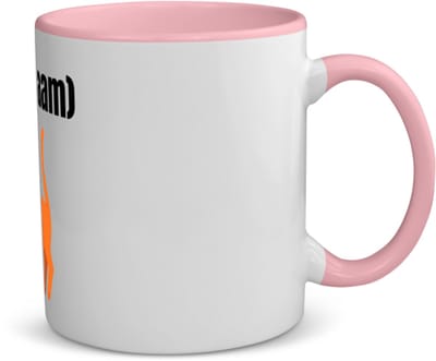 Akyol - kat met eigen naam koffiemok - theemok - roze - Katten - katten liefhebbers - iemand die houdt van katten - verjaardag - cadeau - kado - 350 ML inhoud