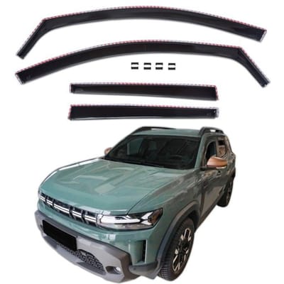 Luchtafweerders - Dacia Duster 3 (sinds 2024) - Aerodynamisch - Eenvoudige montage zonder boren - UV-bestendig acryl