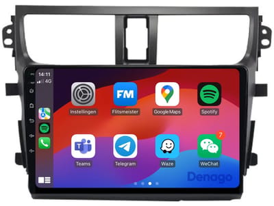 CarPlay autoradio geschikt voor Suzuki Celerio (2015 t/m 2020) | 9 inch | Android 13 | Draadloos Apple CarPlay & Android Auto | 2GB + 32GB | QuadCore processor | Denago DNG-A157 | 2025 model | 2015 2016 2017 2018 2019 2020 | Bluetooth & Wifi