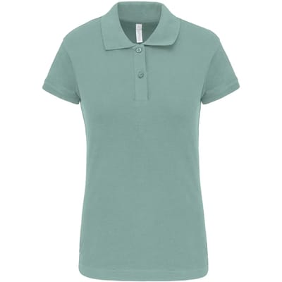 Kariban Piquépolo korte mouwen dames K240 - Sage - S