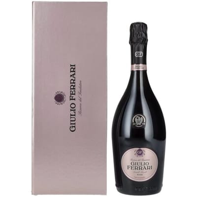 Acer Ferrari GIULIO FERRARI ROSÉ Trento DOC 2008 12,5% Vol. 0,75l in geschenkverpakking
