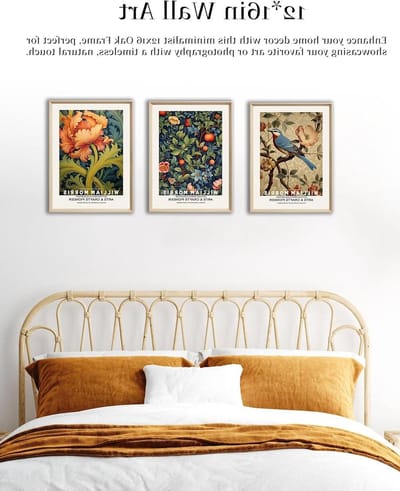 Ingelijste muurkunst - Wanddecoratie set - Woonkamer verfraaien - Klassieke patronen - 30 x 40 cm - Violet Morris