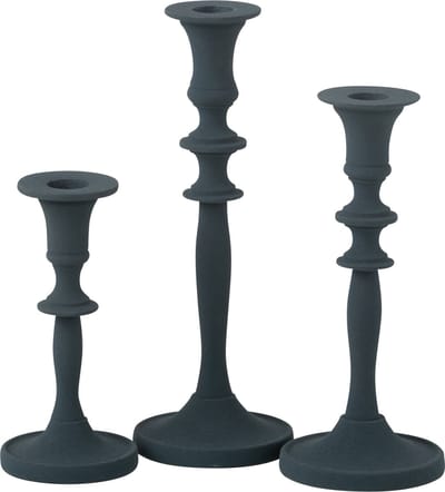 J-Line kaarshouder Klassiek - aluminium - blauw - 3 stuks