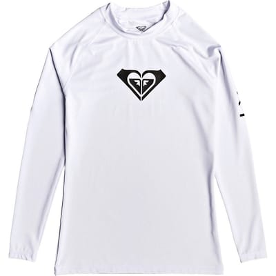 Roxy Whole Hearted Lycra met lange mouwen wit