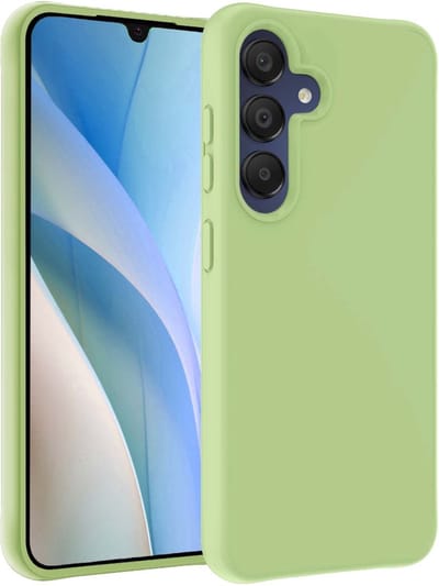 Hoesje - Geschikt voor Samsung Galaxy A15 - Sterk & Shockproof - Siliconen Case - Hoes Cover - Telefoonhoes - Groen