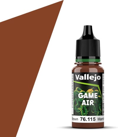 Vallejo Hobbyverf Acrylverf - 76045 Game Air - Charred Brown - Acryl - Verf flesje - 18 ml