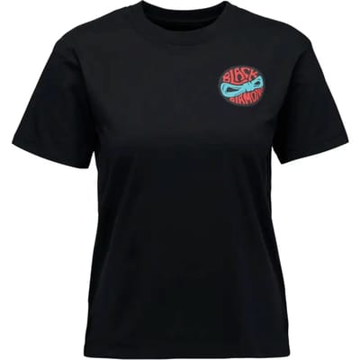 Dames-T-shirt Black Diamond Rope Badge
