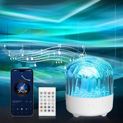 QIN® Sunset Lamp - Sfeerverlichting - TikTok Lamp - Zwart - 11cm x 11cm x 16cm