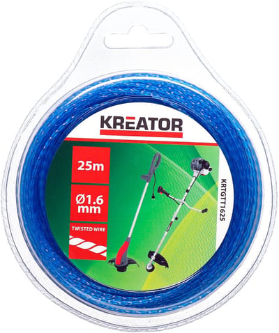 Kreator Trimmerdraad KRTGTT1625 - gedraaid - 1,6mm - 25m