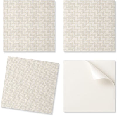 Vinyltegels met decoratief visgraatpatroon voor keuken of badkamer, 20x20x20 cm