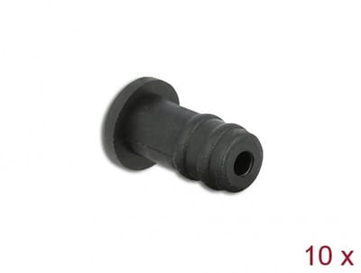 Delock Dust Cover for 3.5 mm stereo jack female 10 pieces black