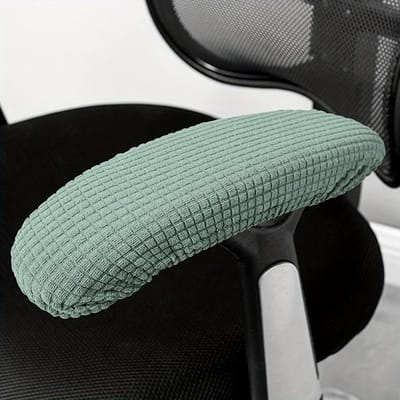 2 stuks Kantoor Armleuninghoes Gaming Stoel Armleuning Beschermhoezen Kantoor Huisdecoratie (Alleen Stoelhoes Niet Meegeleverd) gray
