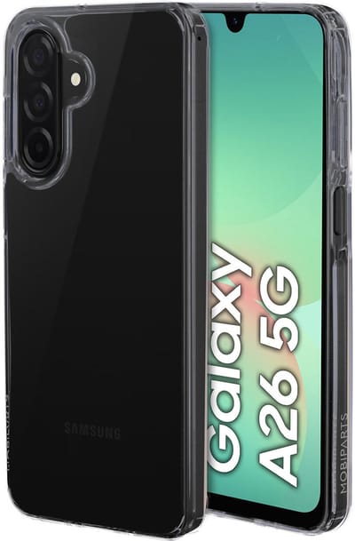 Mobiparts hoesje geschikt voor Samsung Galaxy A26 - Hardcover - Transparant