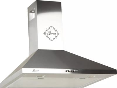 GURARI Wandafzuigkap GCH C 147 IS 5 N, Afzuigkap 50 cm, roestvrij staal, 1000m³/h