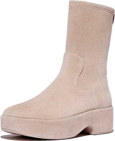 FitFlop FitFlop F-Luma Boot - Stretch Suede (Wrapped) BEIGE - Maat 38
