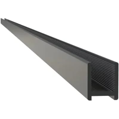 Sealskin - Muurprofiel Mix&match 200cm - Zwart - Voor 8 Mm Dik Glas