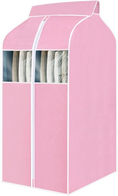 Kledingstofhoezen - Kledingbeschermers - Kleding Opbergen - Ademend en Vochtbestendig - 2 stuks 120cm - Grijs