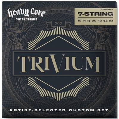Jim Dunlop Trivium Signature - Gitaarsnaren - 7-Snarig - Nickel Plated Steel - 10-63