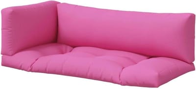 Palletkussens Set - Zitkussens Tuin - Comfortabel Zitten - Waterafstotend Oxford - 103x58x10 cm - Roze