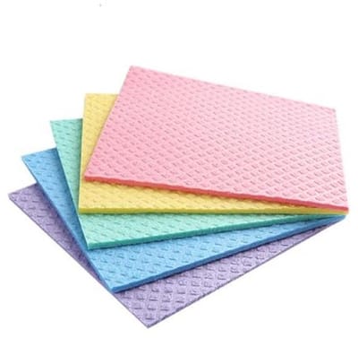 Herbruikbare Reinigingsdoeken van Cellulose - Absorberende Schoonmaakdoekjes voor Keuken en Auto (5 Stuks)