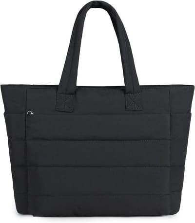 Waterdichte Draagtas voor Vrouwen 26L - Grote Schoudertas met Laptopcompartiment, Ideaal voor Werk, Reizen en School