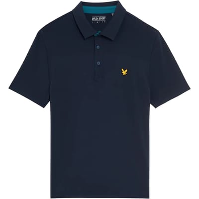 Poloshirt met contrasterende knopenstrip Lyle & Scott