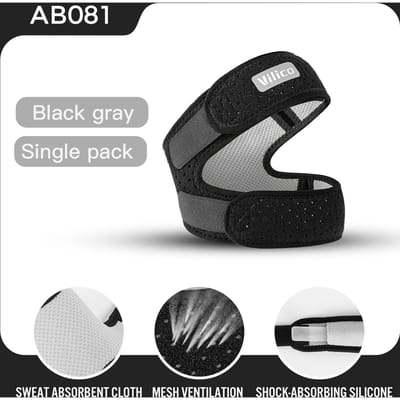 Verstelbare IT-band Strap Kniebrace voor Iliotibiaal Syndroom Heuppijn Verlichting Ademende Compressie Wrap